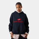 Flag CPH Navy Oversized Hoodie Hoodies eme
