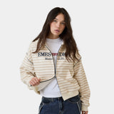 Capri Off Sand Full Zip Hoodies Eme Studios