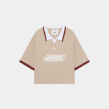 DKT Taupe Short Polo T-shirts Eme Studios