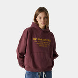 Institution Cabernet Oversized Hoodie Hoodies eme