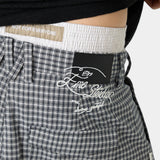 Russel Navy Squared Formal Shorts Shorts Eme Studios