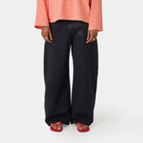 Mat Navy Balloon Linen Pants Pants Eme Studios