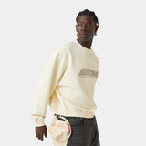 Staple Off Sand Oversized Crewneck Sweatshirts Eme Studios