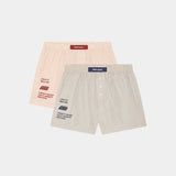 Lucky Striped Wine Boxers Underwear eme