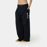 Heritage Navy Tailored Pants Pants Eme Studios