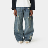Morgan Blue Balloon Denim Pants Pants Eme Studios