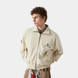 Serv Sand Full Zip Crewneck eme