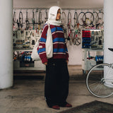Stoke Burgundy Knit Sweater Knitwear Eme Studios