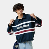 Bachatas Navy Polo Crewneck Sweatshirts Eme Studios
