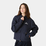 Siroq Striped Navy Jacket Outerwear Eme Studios