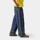 Dual Dark Blue Pants Pants Eme Studios
