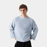 Collective Light Blue Knit Sweater Knitwear eme