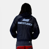 Kyros Navy Zipper Knit Knitwear Eme Studios