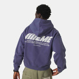 Builder Crown Blue Oversized Hoodie Hoodies Eme Studios