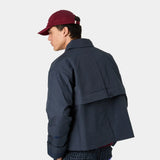 Lizi Navy Trench Jacket Outerwear Eme Studios