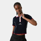 Fete Navy Knit Polo Woman Knitwear Eme Studios