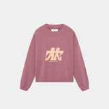 Mbuddy Taupe Oversized Crewneck Sweatshirts eme