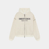 Capri Off Sand Full Zip Hoodies Eme Studios