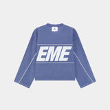 Thrill Crown Blue Reverse Crewneck Sweatshirts Eme Studios