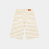 Tibiacore Striped Denim Jorts Shorts eme
