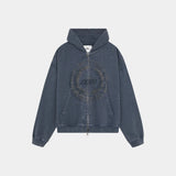 Min Ombre Blue Full Zip Hoodies eme