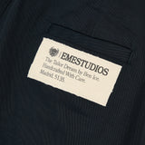 Heritage Navy Tailored Pants Pants Eme Studios