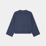 Flux Navy Knit Sweater Knitwear Eme Studios