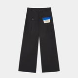 Alon Black Tailored Pants Pants Eme Studios