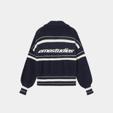 Unit Navy Zipper Knit Knitwear Eme Studios