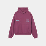 Stamp Maroon Oversized Hoodie Hoodies Eme Studios