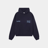 Stamp Navy Oversized Hoodie Hoodies Eme Studios