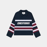 Bachatas Navy Polo Crewneck Sweatshirts Eme Studios