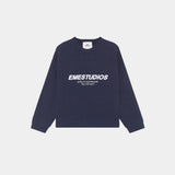 Thesis Navy Knit Sweater Knitwear Eme Studios