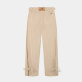 Solan Ivory Pants Woman Pants Eme Studios