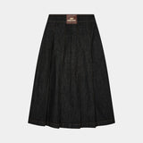 Kate Raw Denim Skirt Woman Pants Eme Studios