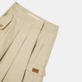 Gadget Light Camel Skirt Woman Pants Eme Studios
