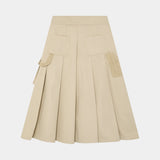 Gadget Light Camel Skirt Woman Pants Eme Studios