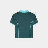 Fete Aqua Knit Polo Woman Knitwear Eme Studios