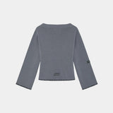 Onyx Grey Cardigan Woman Knitwear Eme Studios