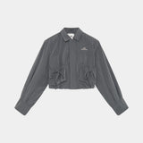Pipi Grey Jacket Woman Outerwear Eme Studios