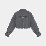 Pipi Grey Jacket Woman Outerwear Eme Studios