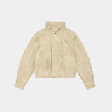 Romu Off Sand Coat Woman Outerwear Eme Studios
