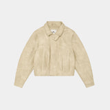 Romu Off Sand Coat Woman Outerwear Eme Studios