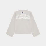 Suit Off Sand Oversized Crewneck Sweatshirts Eme Studios