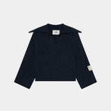 Sailor Navy Knit Sweater Woman Knitwear Eme Studios