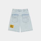 Jacker Blue Denim Shorts Shorts Eme Studios