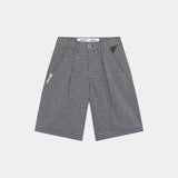 Russel Navy Squared Formal Shorts Shorts Eme Studios