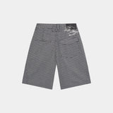 Russel Navy Squared Formal Shorts Shorts Eme Studios