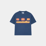 Solare Navy Oversized Tee T-shirts Eme Studios