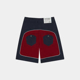 Dual Cherry Denim Shorts Shorts Eme Studios